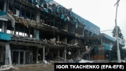 Последствия атаки российского дрона на Морской вокзал в Измаиле. Лето 2023 года