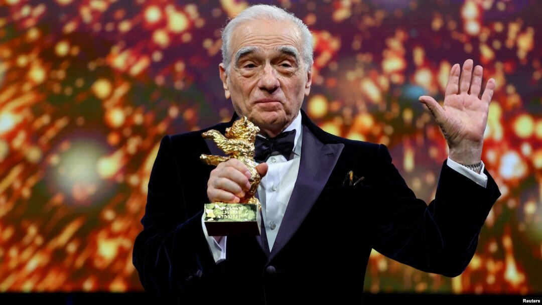 Американският режисьор Мартин Скорсезе беше отличен за цялостен принос на 74-ия филмов фестивал Берлинале. Берлин, 20 февруари 2024 г.