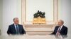 Прем'єр-міністр Угорщини Віктор Орбан під час переговорів з президентом Росії Володимиром Путіним у Москві, Росія, 5 липня 2024 року. 