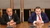 Лидерът на ГЕРБ Бойко Борисов и съпредседателят на ДПС Делян Пеевски
