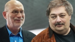 Борис Акунин и Дмитрий Быков, коллаж
