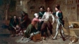 Картина Фредерика Терьяна "Дезертир". 1855 год