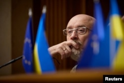 Oleksi Reznikov, fostul ministru al Apărării, în parlamentul Ucrainei, în iunie 2023.