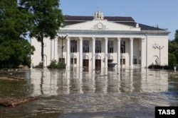 Повінь у Новій Каховці під час руйнації Каховської ГЕС, червень 2023 року