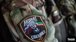 "Ахмат"спецназан шеврон, гайтаман сурт