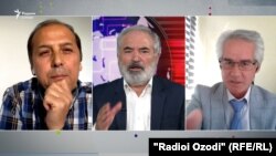 Дар акс: Зафари Сӯфӣ, Мирзонабии Холиқзод ва Абдуқодири Абдуқаҳҳор