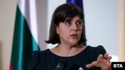 Laura Codruța Kovesi, șefa EPPO (Parchetul European), a fost în Bulgaria în noiembrie 2023. 
