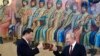 Владимир Путин и Си Цзиньпин произносят тост во время ужина в Кремле. Россия, 21 марта 2023 года