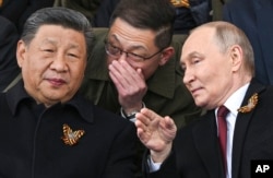 Владимир Путин и Си Цзиньпин в Москве. 9 мая 2025 года