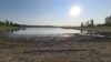 Вид на Симферопольское водохранилище, июль 2025 года.