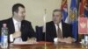Ivica Dačić i Jusuf Kalamperović na početku pregovora o dvojnom državljanstvu, oktobar 2008.