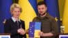 Фон дер Ляйєн передала Зеленському анкету щодо вступу до ЄС, він пообіцяв відповісти «за тиждень»