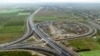 Nod al autostrăzii A7 în apropiere de Focșani.