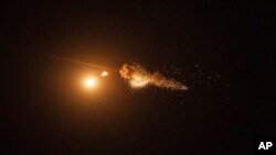 Ілюстраційне фото. Збиття російського «Шахеда» над Києвом, вересень 2024 року