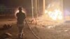 Aftermath of a Russian drone strike in the Odesa region on the night of February 13.