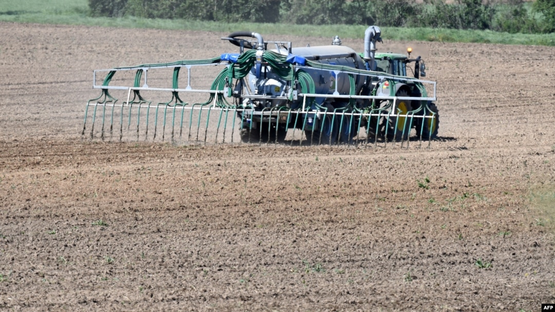 Câmp agricol în vestul Franței (fotografie de arhivă).