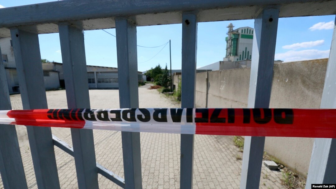 Locul în care azilantul cecen a fost ucis într-o suburbie a Vienei