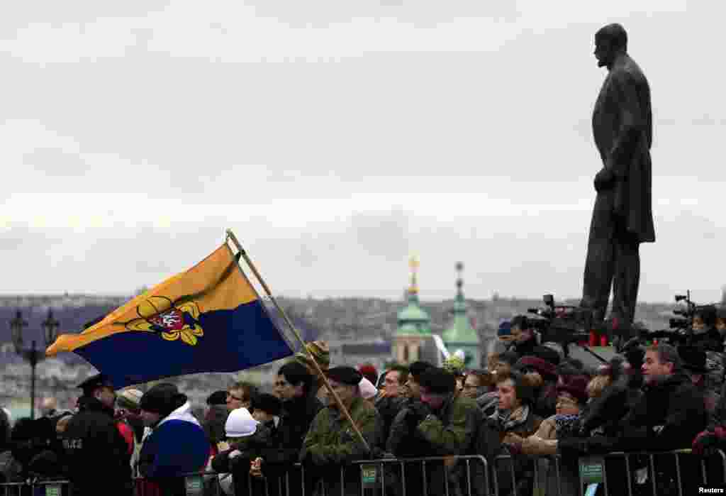 Pogrebna ceremonija za Vaclava Havela, Hradčani, 23. decembar 2011