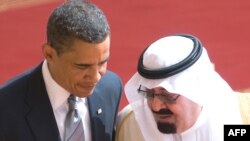 Kralj Abdullah bin Abdul Aziz al-Saud i američki predsednik Barak Obama u Rijadu, 3. juna 2009