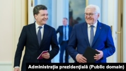 Președintele României, Nicușor Dan, a fost primit oficial de președintele Germaniei, Frank-Walter Steinmeier.