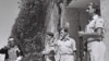 Iranian diplomat Reza Saffinia salutes Israeli soldiers as he enters the residence of Israel’s first president, Chaim Weizmann, near Tel Aviv in 1950.<br><br>In 1950, Iran broke with its Arab neighbors by informally recognizing the fledgling Jewish state.<br><br>