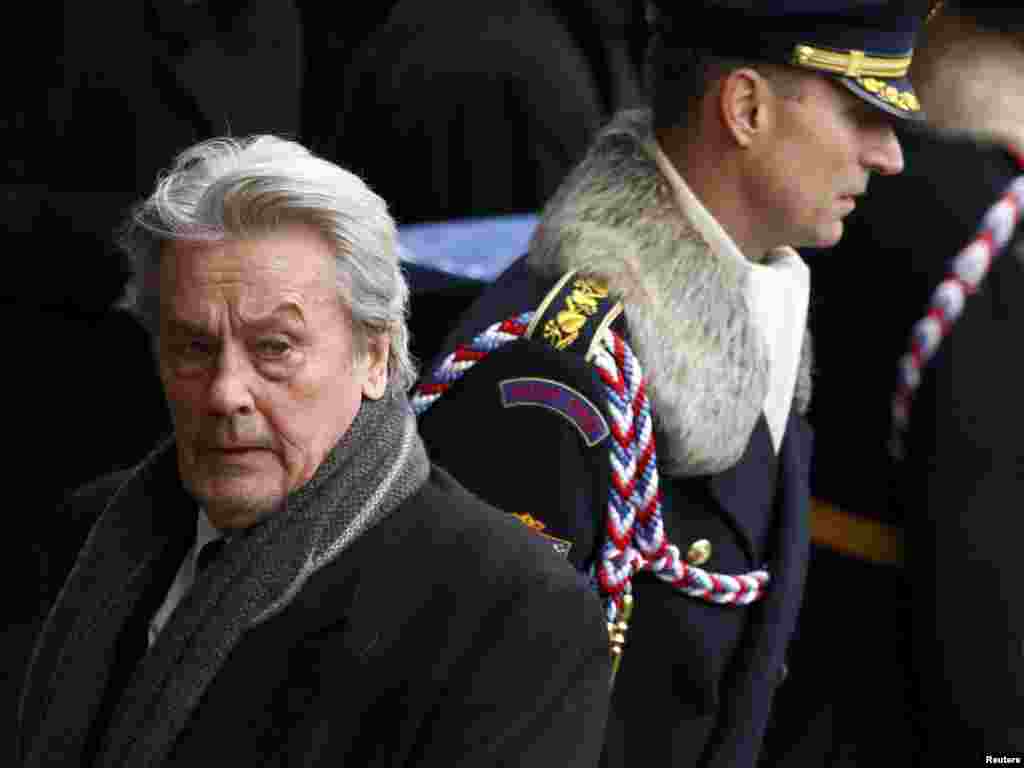 Francuski glumac Alain Delon, Hradčani, 23. decembar 2011.