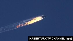 Російський Су-24, збитий поблизу кордону Туреччини і Сирії, 24 листопада 2015 року