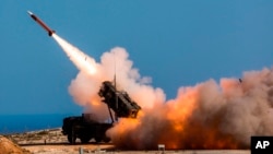 US-made Patriot missile system.