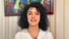 A handout photo provided by the Narges Mohammadi Foundation in October 2023 shows an undated, unlocated photo the Iranian rights campaigner. 