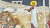 România - Apostolul Andrei predicând în Dobrogea, frescă Grigore Popescu
