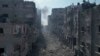 Zone urbane distruse de atacurile aeriene israeliene în Gaza. Jabalia, 11 octombrie 2023.