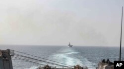 ناو آمریکایی «یواس‌اس باتان» در دریای سرخ