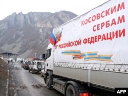 Ruski kamioni na Jarinju, decembar 2011.