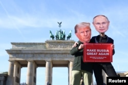 Акция протеста в Берлине, февраль 2025 года