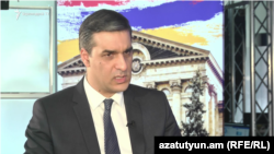 Омбудсмен Армении Арман Татоян в студии Азатутюн ТВ, Ереван, 13 марта 2019 г.