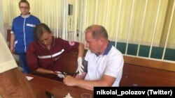 İlmi Ümerov mahkeme salonından hastahanege alıp ketirildi, 2016 senesi avgust 11 künü
