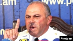 Начальник Полиции Армении Алик Саргсян,