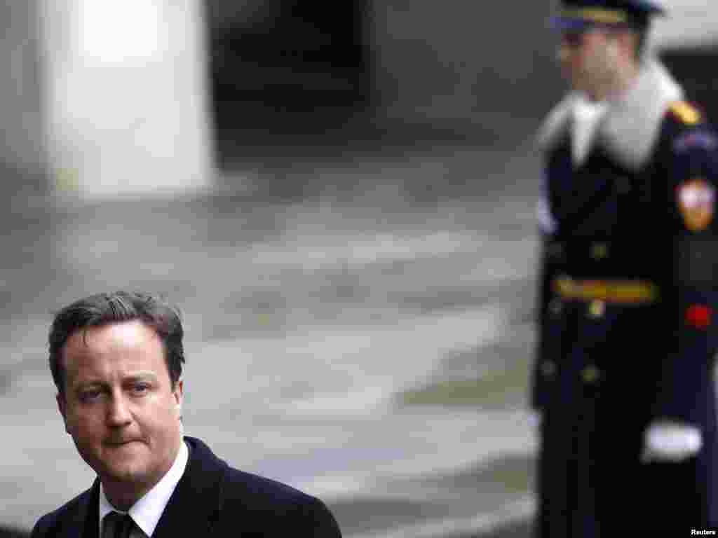 Premijer Velike Britanije David Cameron, Hradčani, 23. decembar 2011.