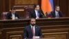 Վիճահարույց օրինագծի հեղինակը ելույթ է ունենում Ազգային ժողովում, Երևան, 17-ը հունիսի, 2025թ. 