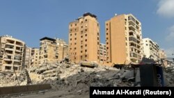 Последствия израильского удара по южному пригороду Бейрута, 16 октября 2024 года