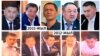 Кармалган саясатчылар Төрөбай Зулпукаров, Асылбек Жээнбеков, Өмүрбек Бабанов, Талант Узакбаев, Исхак Пирматов (солдон оңго). Жаңы сүрөттөрү жана 2012-жылкы Кумтөрдү мамлекетке алуу талкууланган жыйындагы сүрөттөрү.