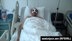 Айк Ханумян в больнице, 6 июня 2016 г.