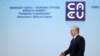 Президент Узбекистана Шавкат Мирзиёев на саммите «Центральная Азия – Европейский союз». Самарканд, 4 апреля 2025 года