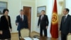 Атамбаев Жогорку Кеңештин төрагасын, премьер-министрди жана Жогорку Соттун төрайымын кабыл алды. 30-декабрь, 2014-жыл 