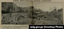 რიონჰესის მშენებლობა, 1929 წ.