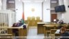 Ілюсторацыйнае фота. Завочны суд над Сьвятланай Ціханоўскай і Паўлам Латушкам, студзень 2023 году.