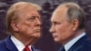 Дональд Трамп, Владимир Путин. Коллаж