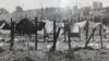Krasnıy ray yerinde qırımtatarlarnıñ çadırlar lazeri. 1992 senesi