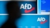Сымболіка партыі AfD. Архіўнае фота 