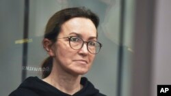 Алсу Курмашева в суде. 1 февраля 2024 года